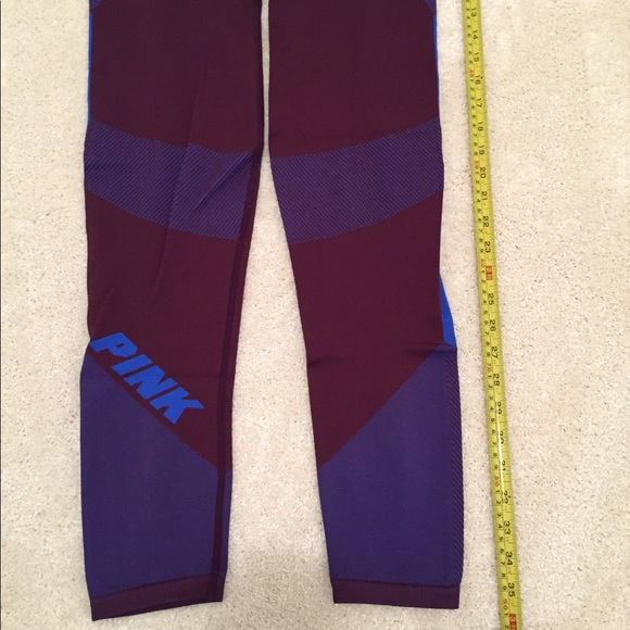 Victoria Sports-Maroon & Blue Leggings Size M - Picture 7 of 9
